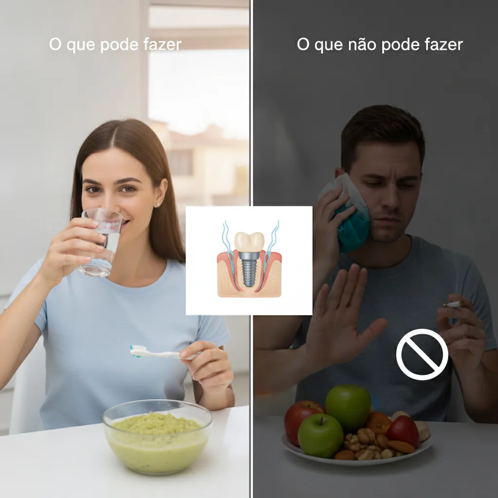 Cuidados após colocar implante dentário em Farroupilha