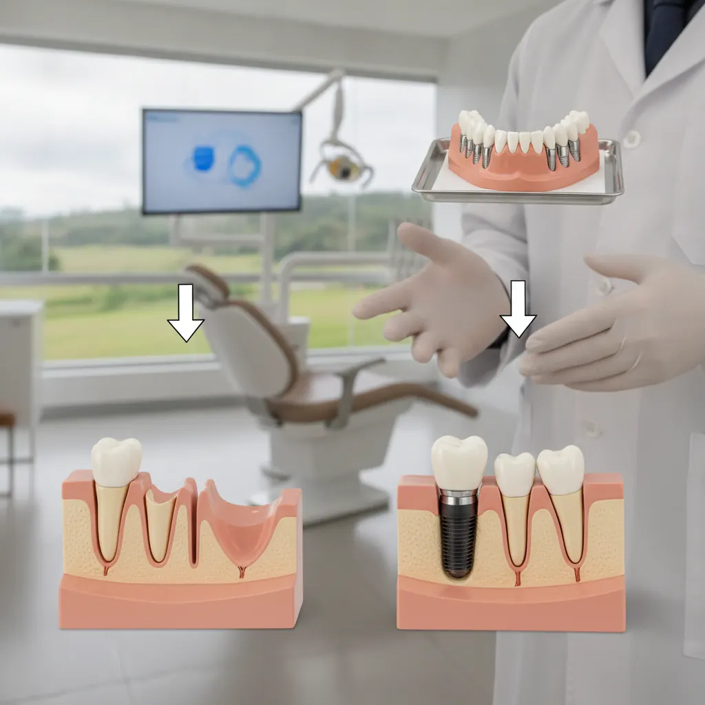 O que acontece se não tratar dente perdido em Farroupilha